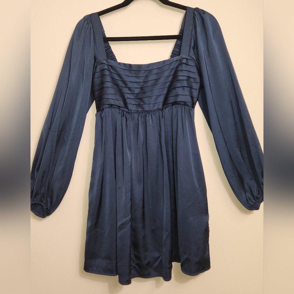 Abercrombie & Fitch Women's Mini Blue Dress Size (XS).   D07 - Picture 16 of 16